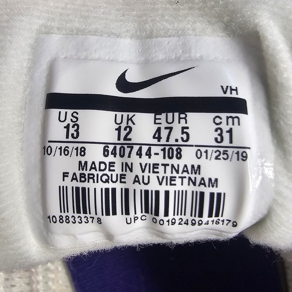 NIKE Air Max 98 Sail Purple 640744-108 Men's size 13 Sneaker Shoe Athletic GIFT - Picture 9 of 10